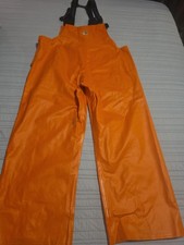 Carhartt 101982 Orange PVC Rain Bib Overalls Mens Large Regular Waterproof