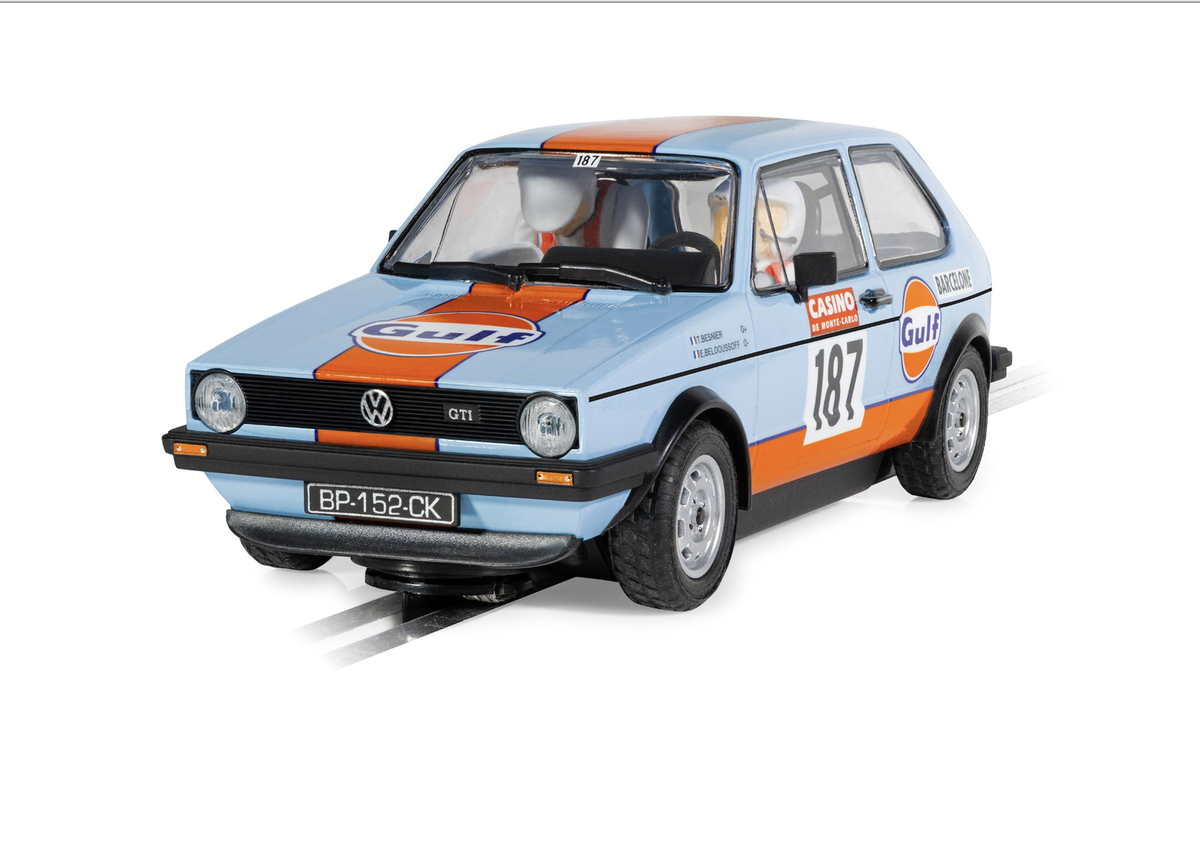 VW Volkswagen Golf Gulf Edition 1:32 Scale Scalextric C4609 | eBay