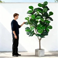 Large Artificial Trees with Pot Indoor Outdoor Realistic Floor Fake plantas T...