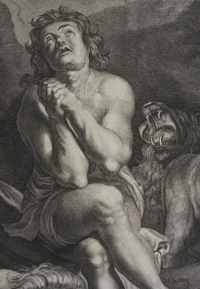 Daniel in der Löwengrube Abraham Blooteling 1640 Rubens - Bild 2 von 4