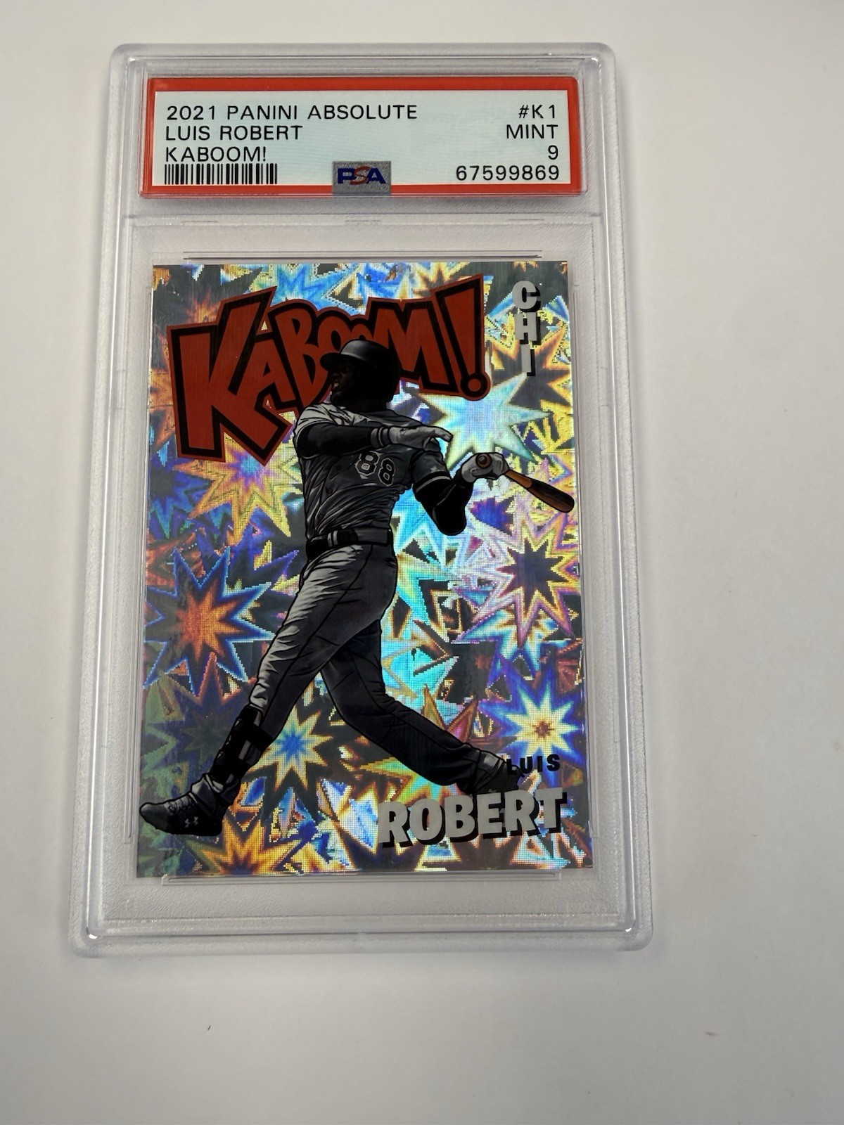 2021 Panini Absolute - Kaboom! Luis Robert #K1 PSA 9