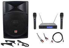 Rockville Powered 15" ipad/iphone/Android/Laptop/TV Pro Karaoke Machine/System