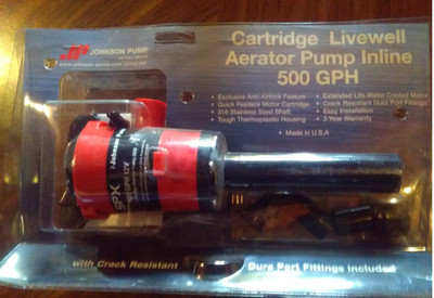 JOHNSON 500GPH CARTRIDGE AERATOR  STRAIGHT 28503 J1