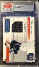 2002 Donruss Big League Challenge Materials Luis Gonzalez #3 untouched