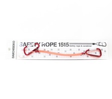 Daiichi #33278 Moschettone in corda di sicurezza 1515 Rosso (2765)