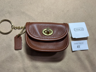 Vintage Coach Leather Mini City Brown Unused | eBay