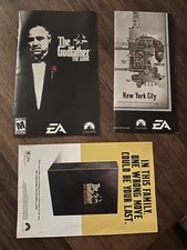 The Godfather PS2 Complete CIB Mint Manual Mint Map & Original Promo Insert