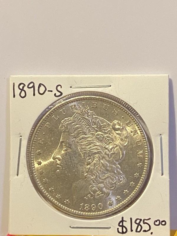 1890s US Morgan Silver Dollar San Francisco Mint, Uncirculated Condition