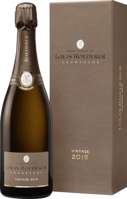 (135,16 /l) Louis Roederer Brut Vintage 2015 Champagner in Geschenkpackung Delux
