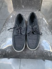 Dune London Men's Grey Lace Up Canvas Causal Shoes Size Uk 8