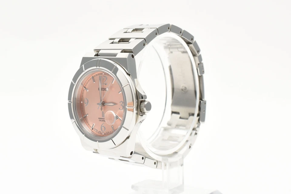 [TOP MINT IN BOX] SEIKO LUKIA 4F32-0130 Perpetual Calendar Qz Women Watch JAPAN - Image 4 of 4