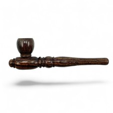 12.5cm Wood Tobacco Smoking Pipe Pocket Size Handmade