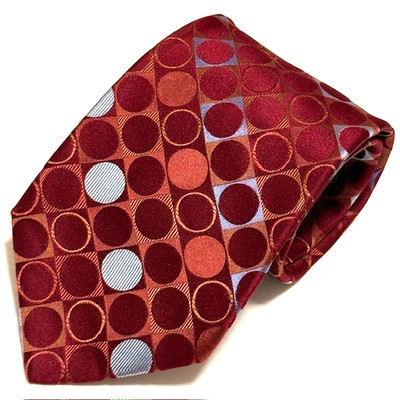 Ted Baker Tie Multicolor Circles Dots Stunning Modern Elegance Stylish Designer