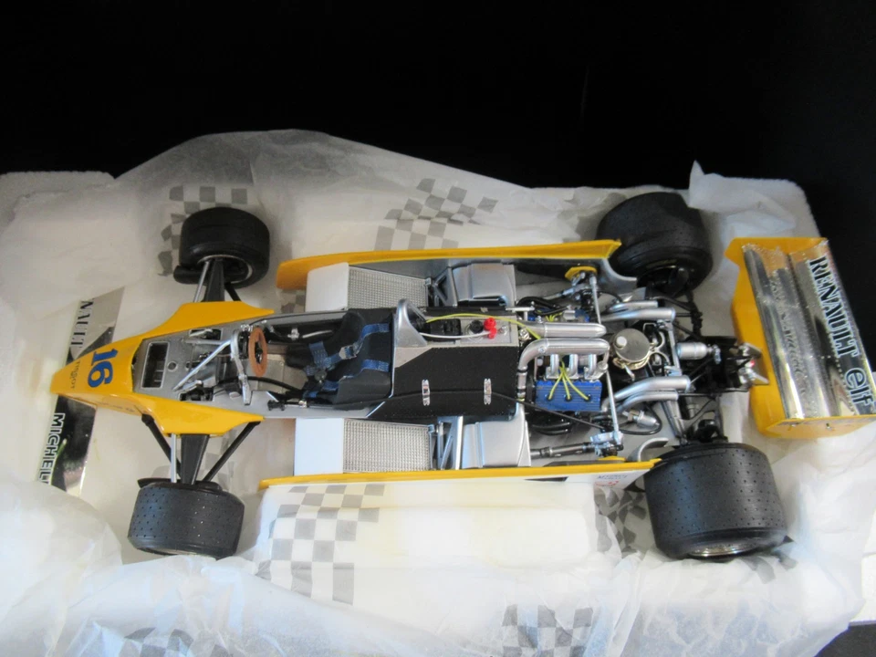 RARE EXOTO #16 RENAULT RE20 TURBO ELF JABOUILLE ARNEAUX 1:18 GRAND PRIX GPC97091 - Image 3 of 4