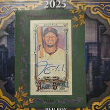 2025 Topps Allen & Ginter Thairo Estrada Green Autograph 14/50 Giants