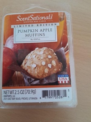 SCENTSATIONALS 'KÜRBIS & APFELMUFFINS' - 6ER PACK WAX MELTS - NEU