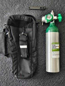 Precision Medical Easy Pulse5  Oxygen Conserving Regulator with Oxygen Tank