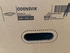 IKEA ODENSVIK CERAMIC SINK W/ STRAINER & TRAP 24-3/4×19¼×2⅜"   801.955.55