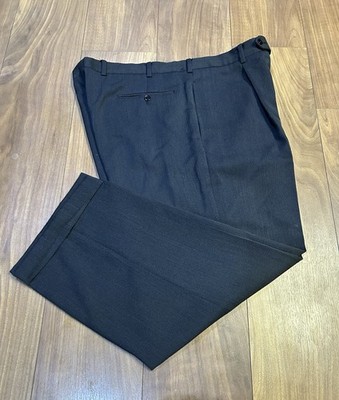 Incotex Venezia 1951 Gray Wool Pleated Dress Pants Mens Size 40 Italy Cuffed