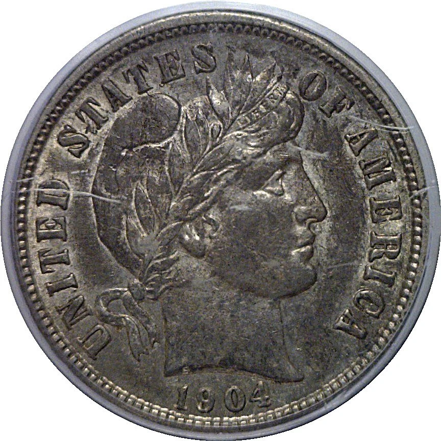 1904-S Barber Dime   PCGS XF-45 - Image 2 of 3
