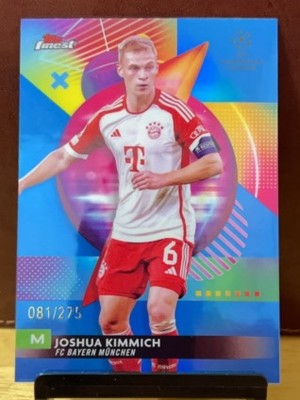 2023-24 Topps Finest UEFA Club Competitions Joshua Kimmich Sky Blue /275