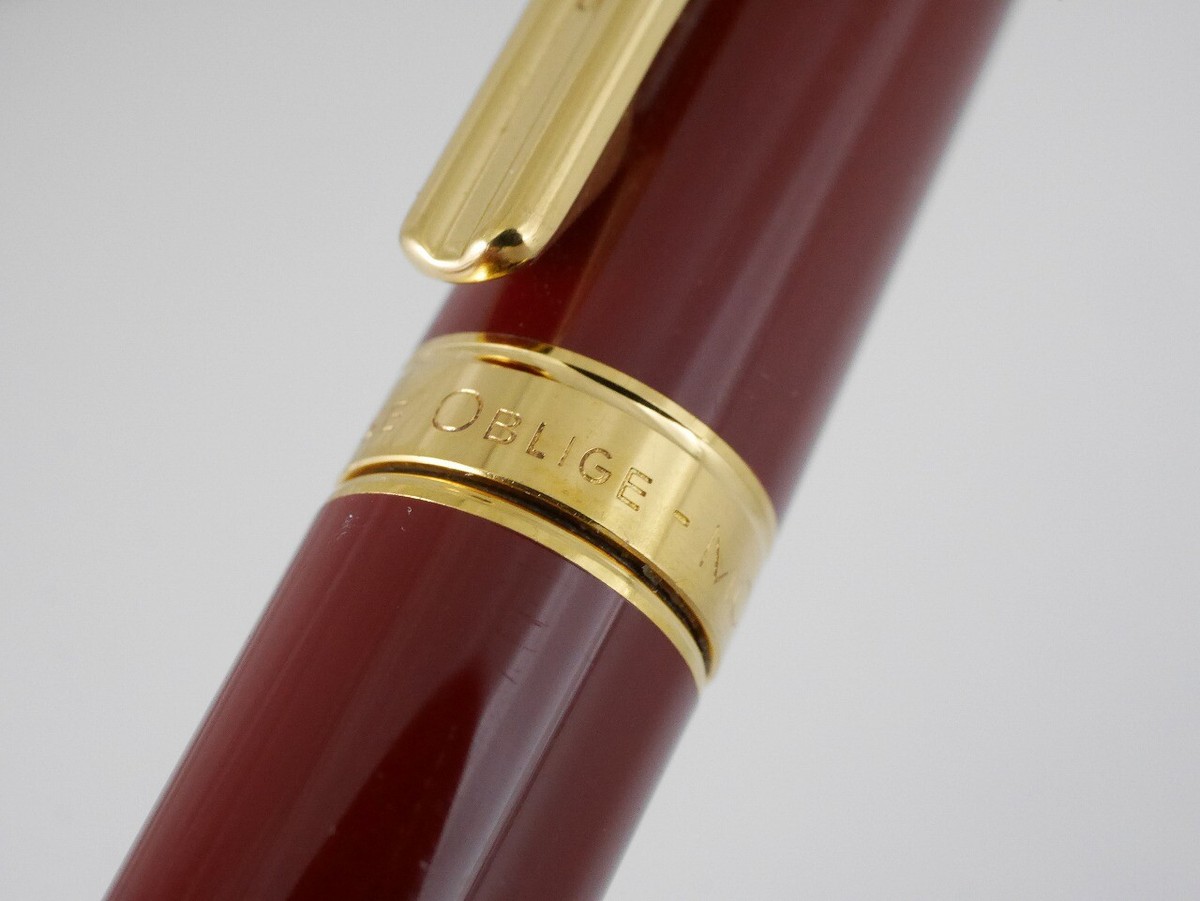 Montblanc Noblesse Oblige Red GT Ballpoint Pen (used) FREE