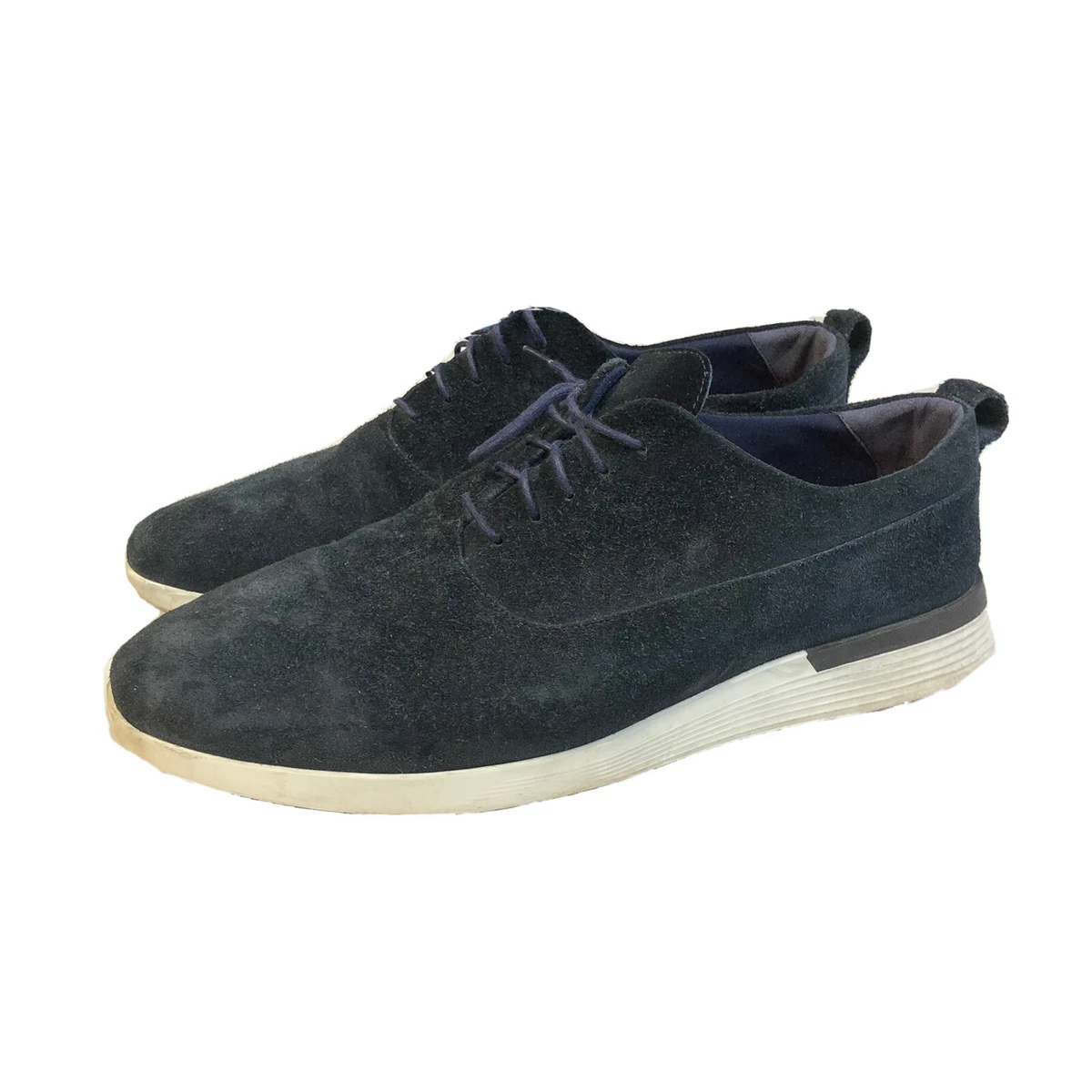 Wolf and Shepherd Crossover Men s Shoes Size 14 US Blue Suede