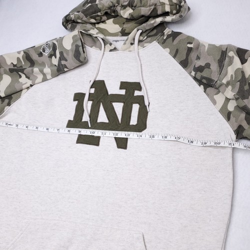 Unbranded Notre Dame Military Appreciation OHT Camo Hoodie Sweatshirt S/M - Picture 7 of 9
