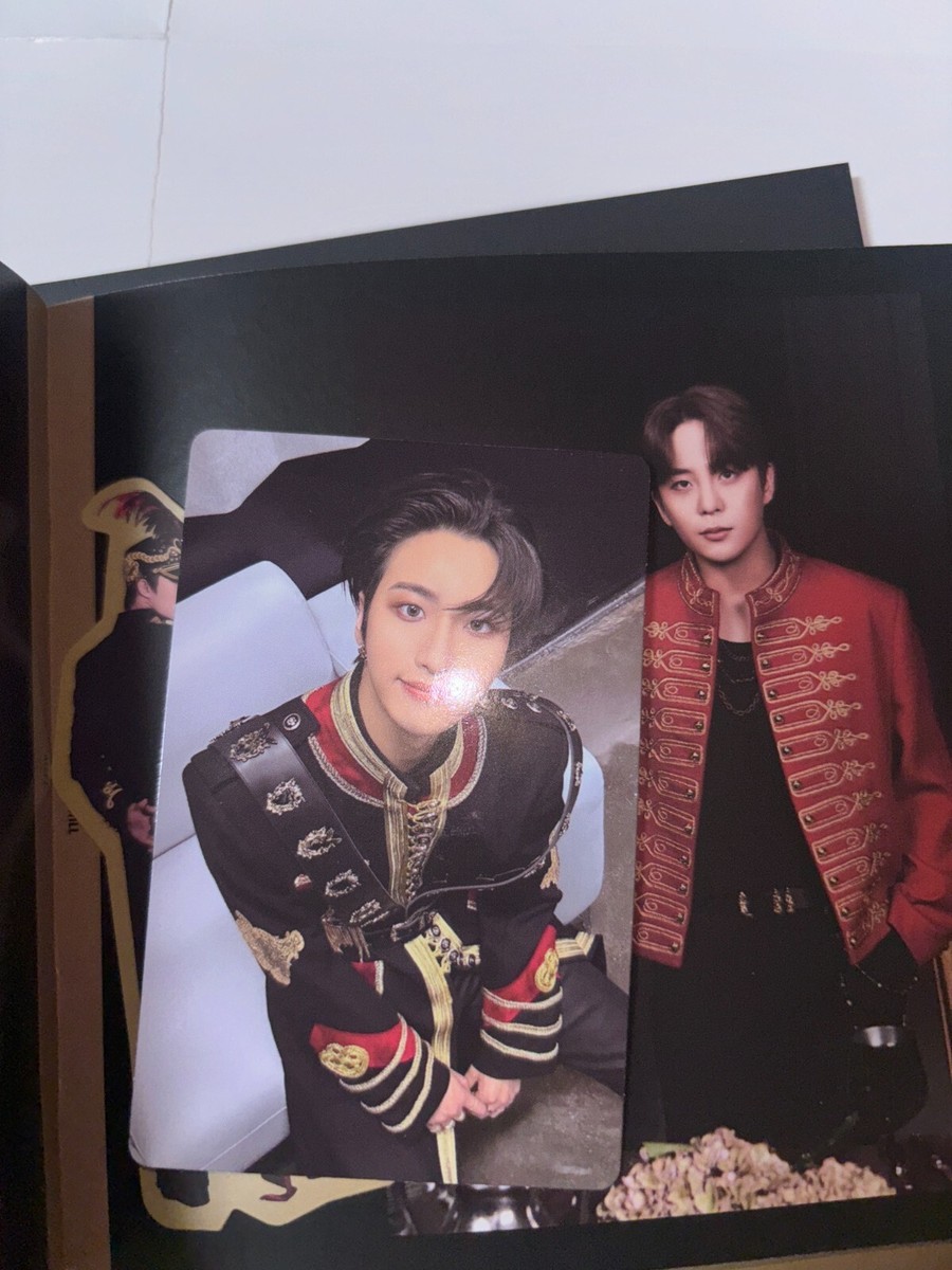 ATEEZ アチズ ユノ 直筆 サイン入りUK デジパック アルバム トレカ ATEEZ [THE WORLD EP. FIN WILL] All Member Autographed Signed Album