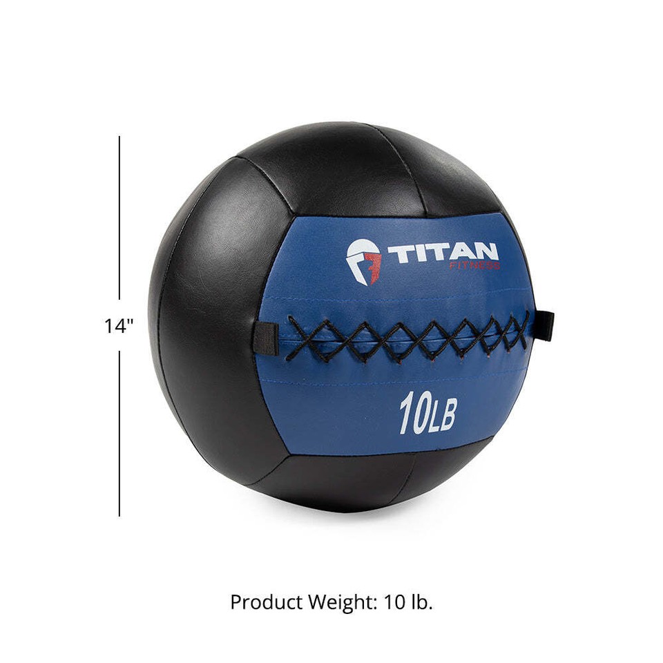 Boule Murale Titan Fitness 10 LB – Composite, Coque Souple – Idéal CrossFit