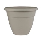 8 Inch Caribbean Planter - Lightweight Indoor Outdoor Plastic Plant Pot for H.