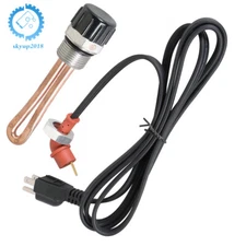 For Ford 03-10 6.0L Diesel Engine Block Heater Element & Cord Cable 3C3Z6A051AA