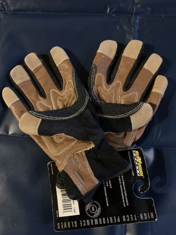 NEW! Maximum Safety High Tech Performance Work Gloves sz: L # 120-4100 - 1 Pair