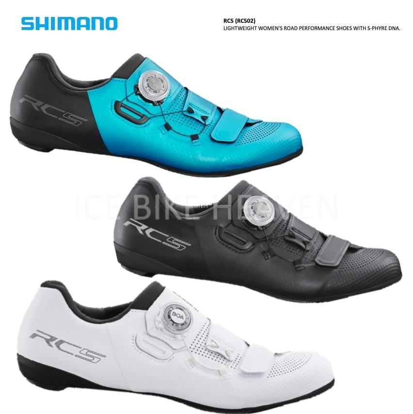 Shimano RC502 WOMEN Unisex Road Bike Shoe Turquoise (Carbon Base