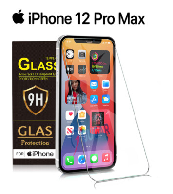 Für iPhone 12 Pro Max (6.7'') - Panzerfolie 9H Echt Glas HD Display Schutzglas