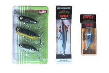 Heddon Triple Threat Triple Menace-Rapala Ripstop Minnow-Rapala Sinking Lures