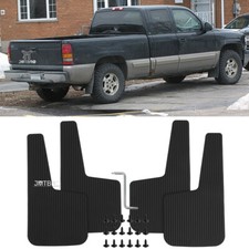 4pcs For Chevy Silverado 1500 2500 3500 Rubber Mud Flaps Splash Guards Mudguard 4pcs For Chevy Silverado 1500 2500 3500 Rubber Mud Flaps Splash Guards Mudguard