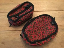 MUNDI MINI PAISLEY QUILTED ZIP BAG SET PREOWNED