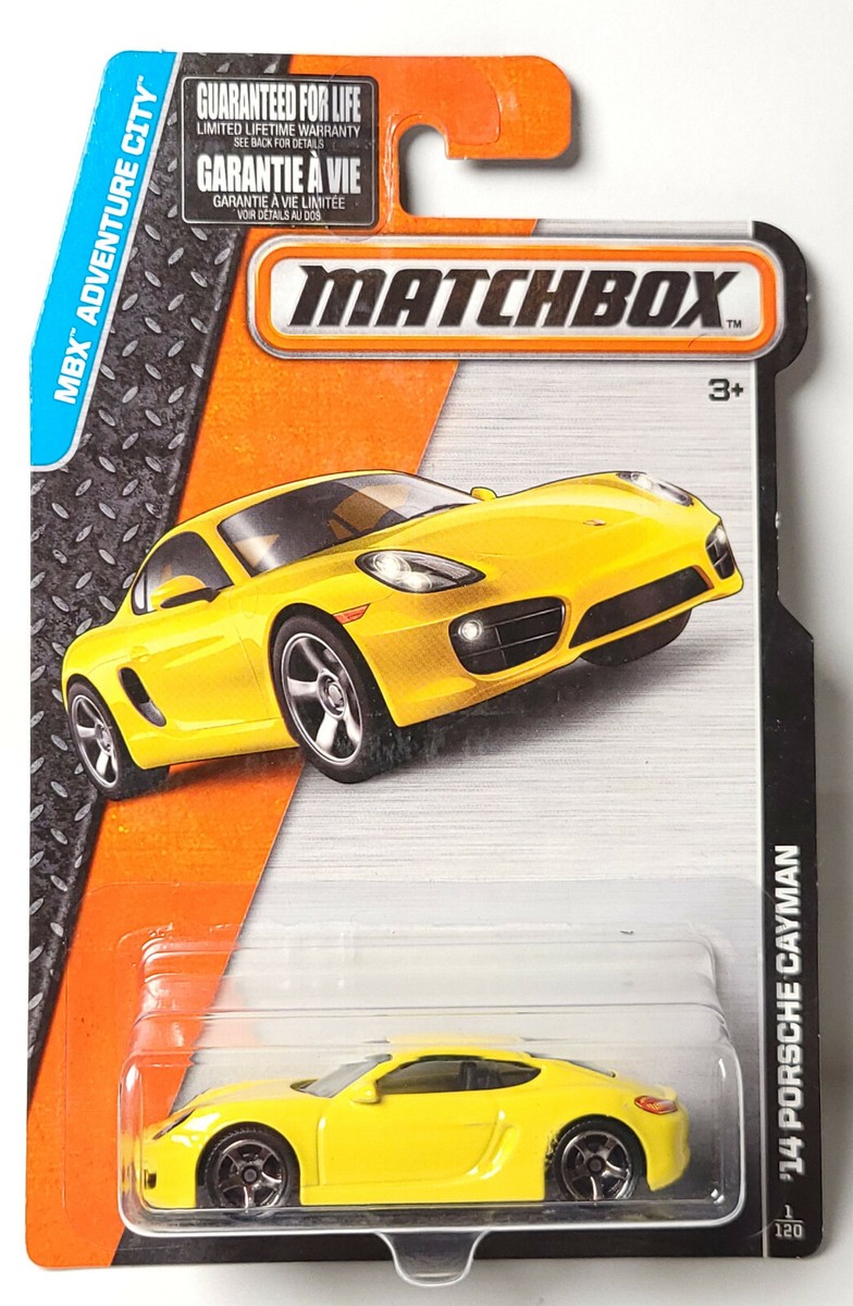 Matchbox Porsche '14 Cayman yellow Adventure City | eBay