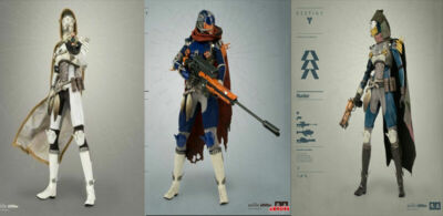 New More Colors ThreeA Toys DESTINY HUNTER 1/6th Scale Set 3A