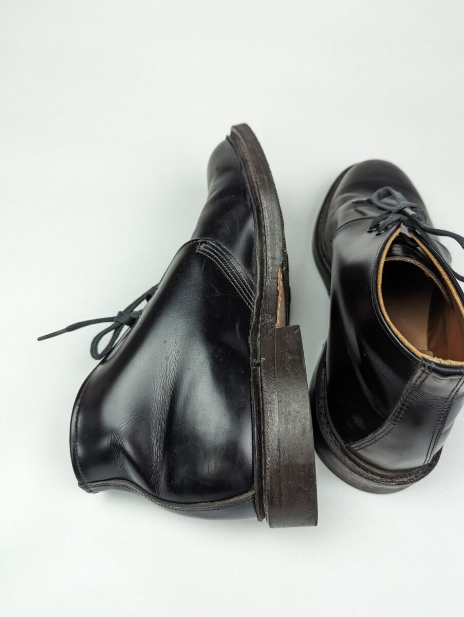 RED WING HERITAGE Men's Sz US 8 Caverly Black Leather Chukka RED WING HERITAGE Men's Sz US 8 Caverly Black Leather Chukka