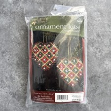Sulyn  WARM HEARTS  Christmas Ornament Kit Holiday Time Sequins Beaded NEW