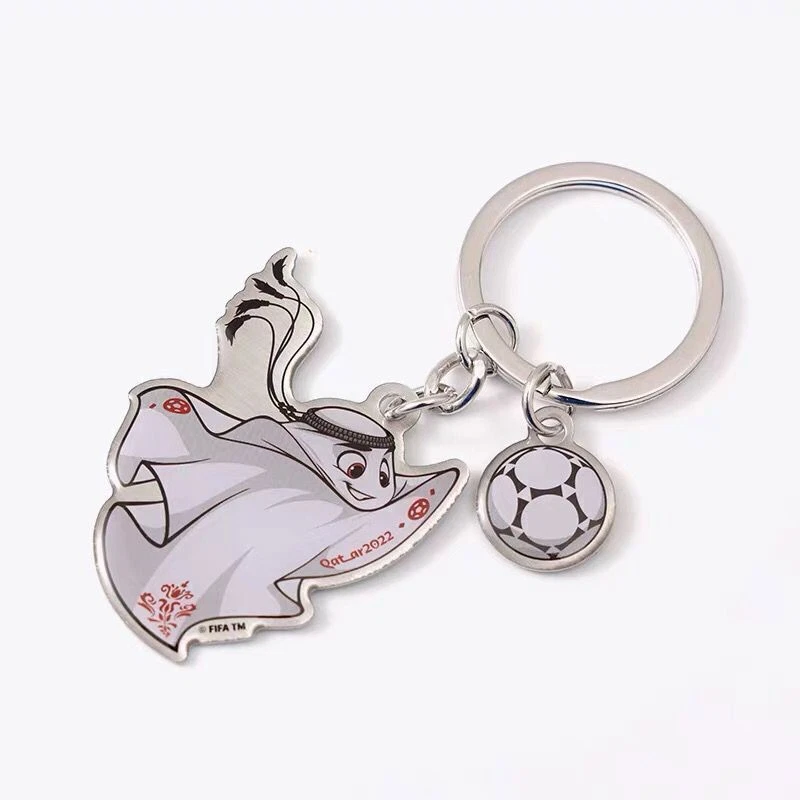 FIFA Mundial Qatar 2022 mascota La'eeb llavero fútbol fútbol recuerdos Foto 4 de 4