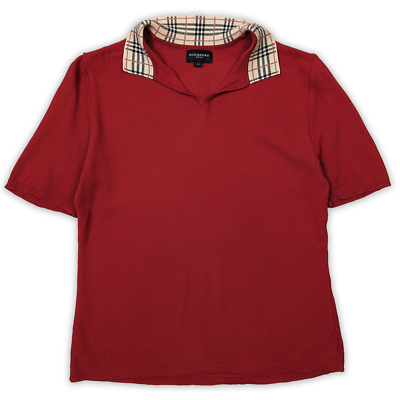 ポロシャツ　L golf Burberry BURBERRY（バーバリー） 半袖ポロシャツ 【超美品】バーバリーゴルフ メンズウェア