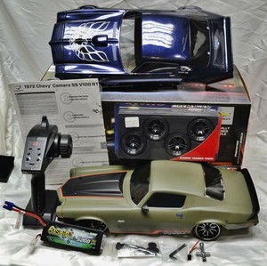 Vaterra 1/10 1972 Chevy Camaro SS V100 4WD Brushed RTR, Green W TA BODY & EXTRAS | eBay