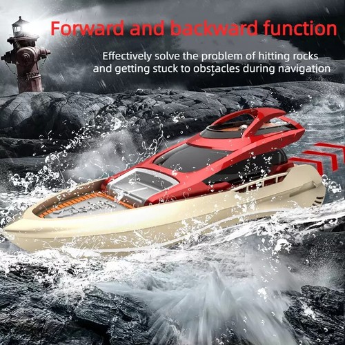 Kids Outdoor Racing Ship Toy Gift RC Boat Remote Control Speed Boat Collection - Picture 18 of 244