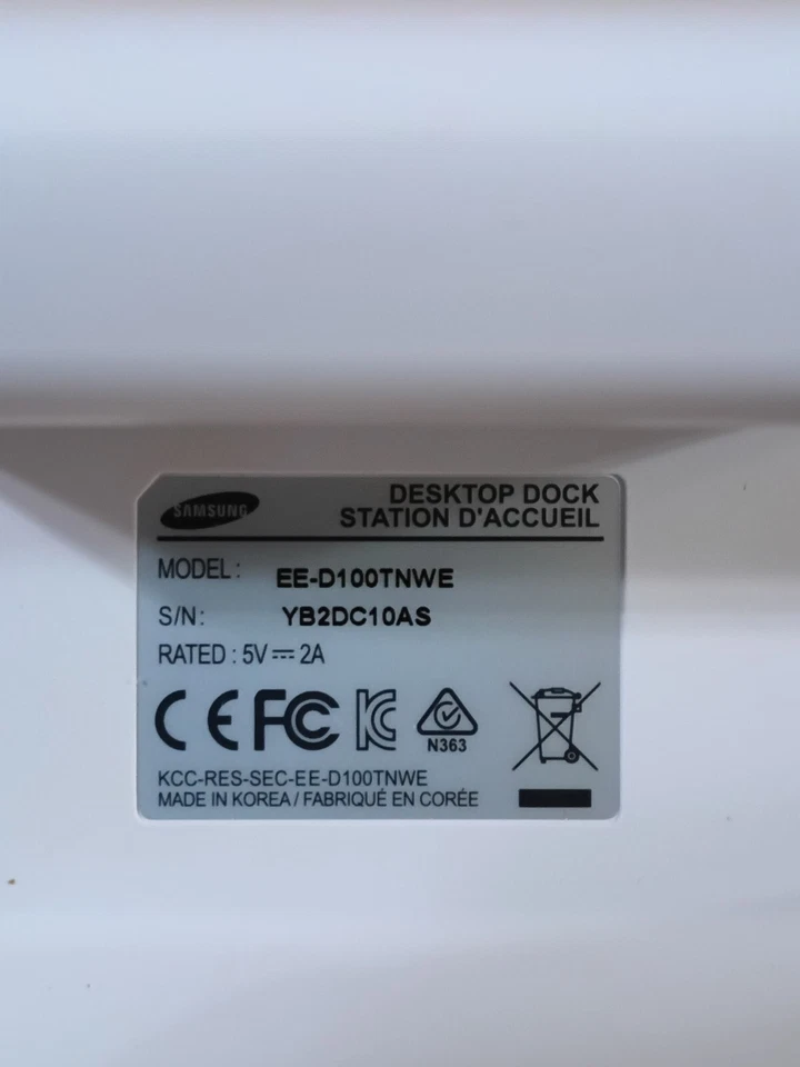 Base de escritorio Samsung Galaxy Tab 3 Foto 4 de 4