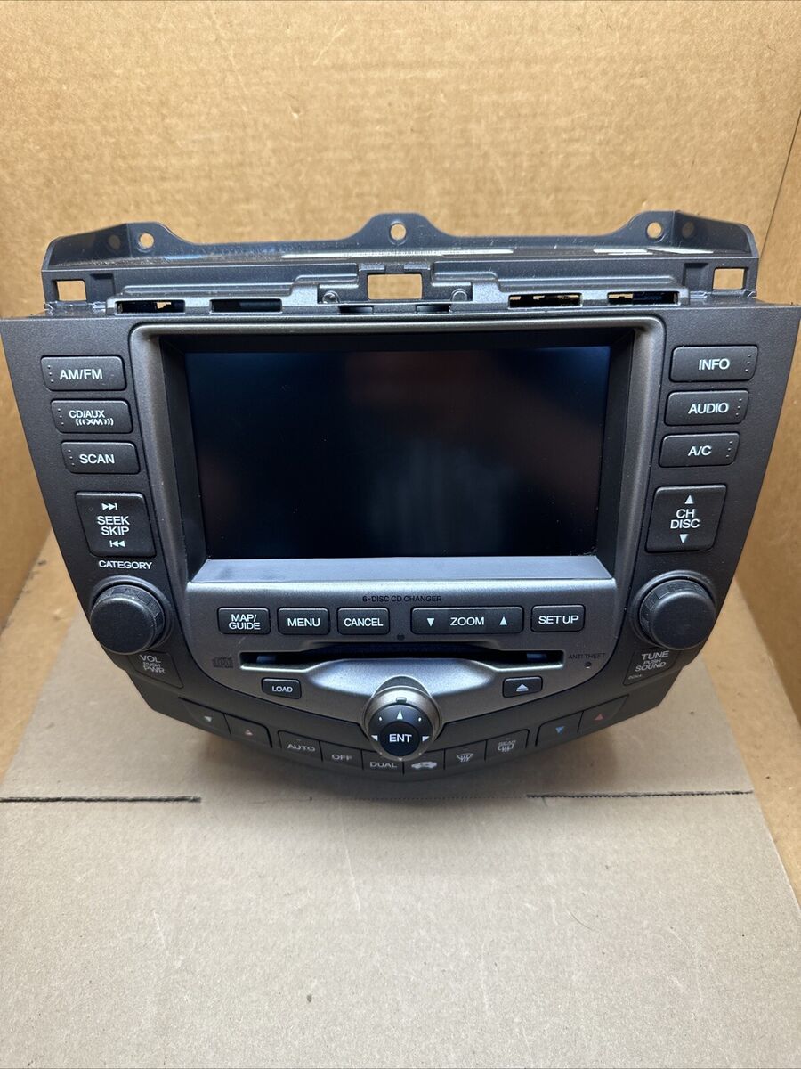 2003-2007 HONDA ACCORD Navigation Radio CD 39051-SDA-L510-M1 2003-2007 HONDA ACCORD Navigation Radio CD 39051-SDA-L510-M1