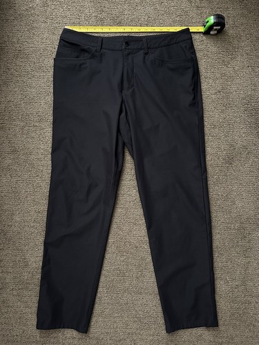 Lululemon Men’s 33x29 ABC Classic-Fit 5 Pocket Pant Warpstreme Black Charcoal 1 - 第 1/2 張圖片