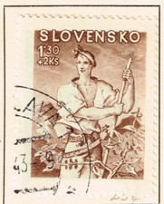 Slovakia Agriculture Orchards planting stamp 1944